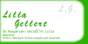 lilla gellert business card